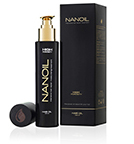 Nanoil oil for high porosity hair